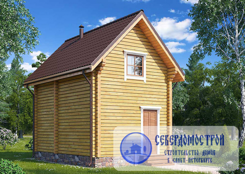 Проект бани из бруса 6 на 4 СББ-220