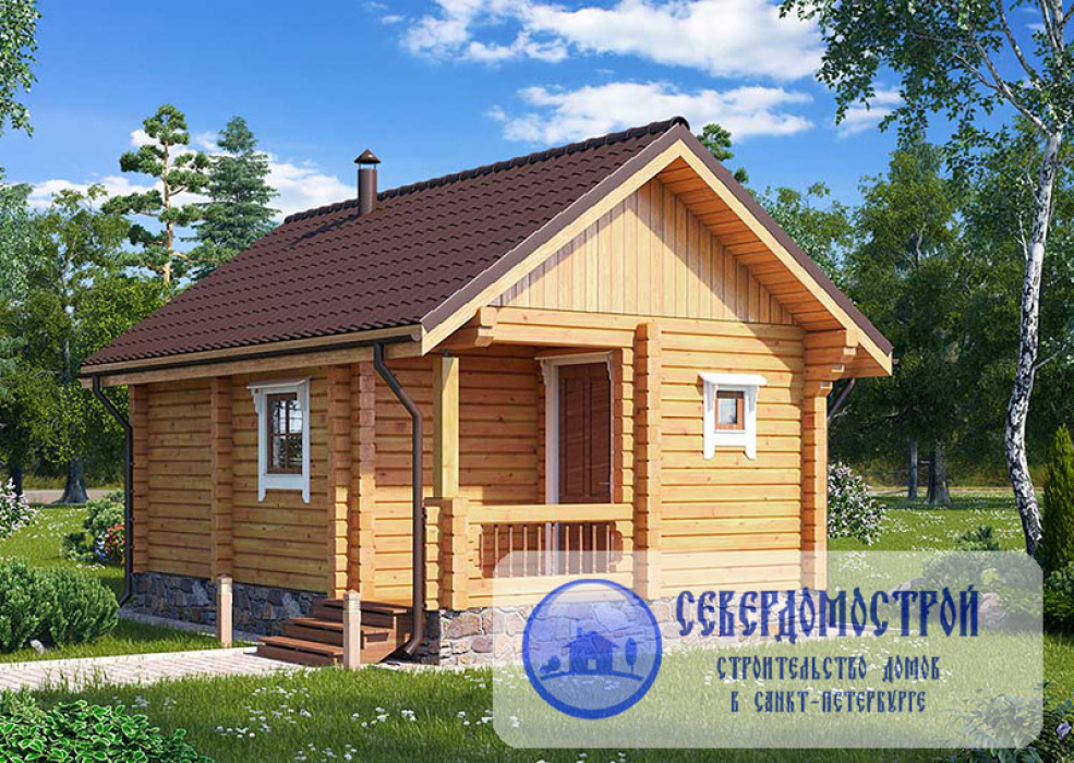 Проект бани из бруса 6 на 4 СББ-200