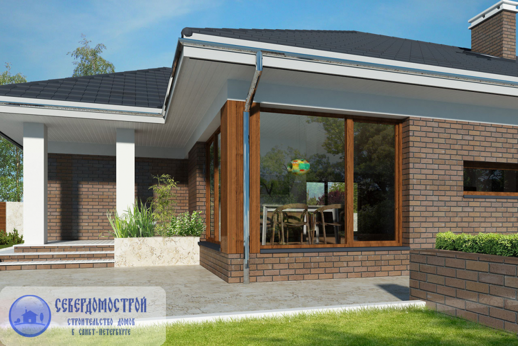 Проект дом из газобетона 10 на 20 СДГ-143