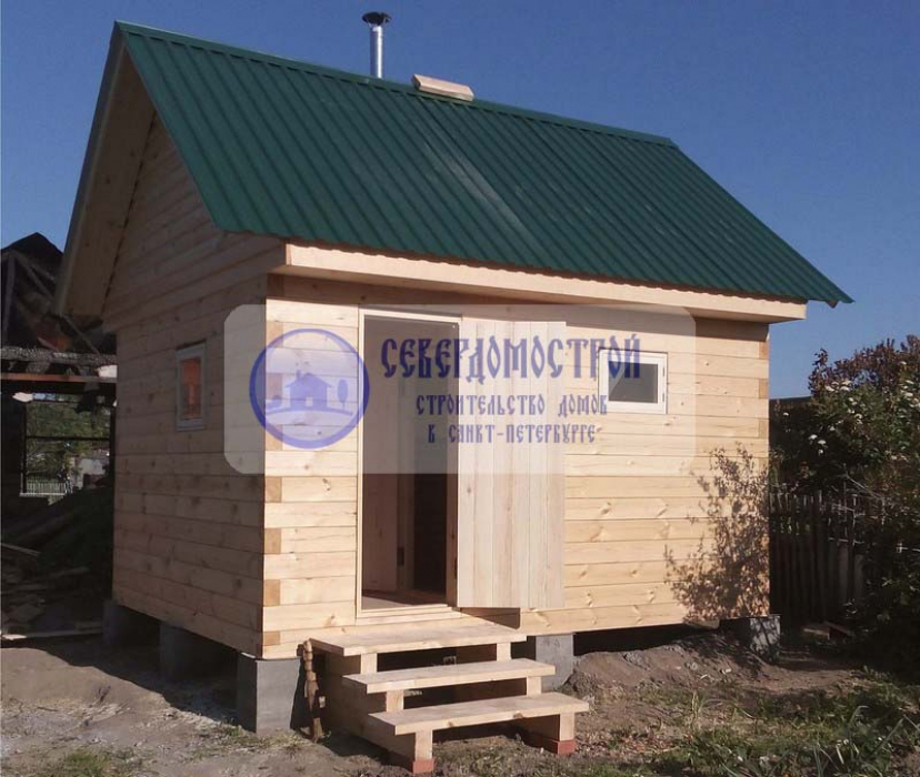 Проект бани из бруса 2.4 на 3.6 СББ-20