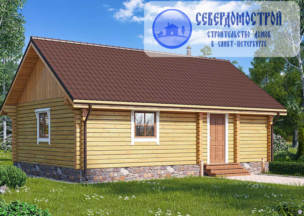 Проект бани из бруса 9 на 6 СББ-340