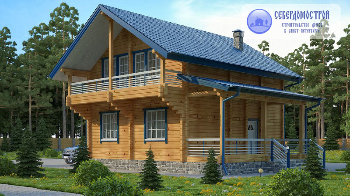 Проект дом из бруса 10 на 10 СДБ-310