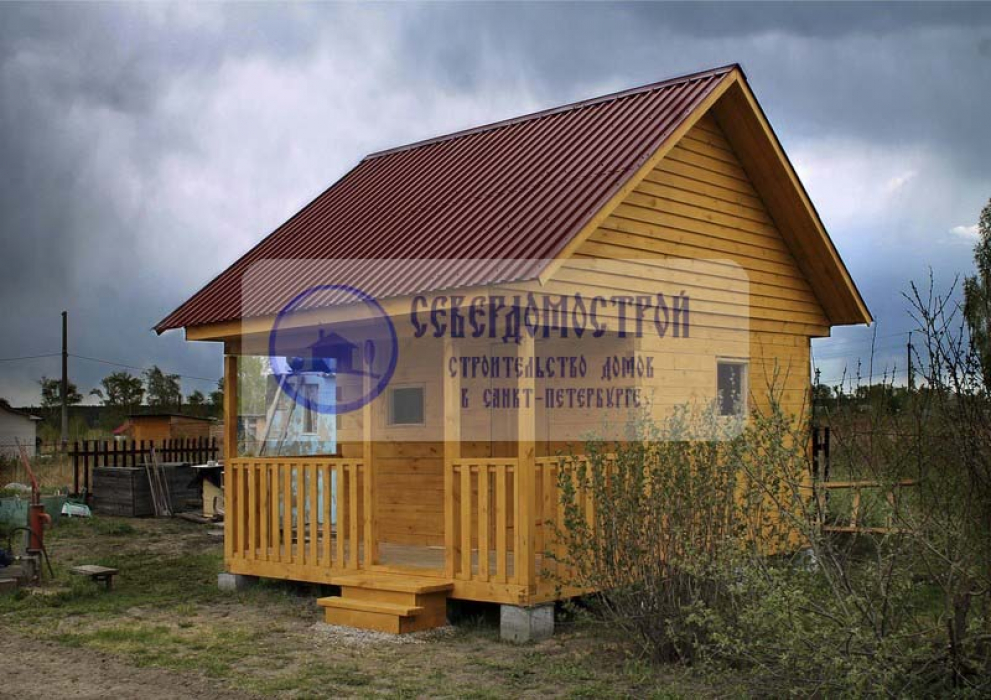 Проект бани из бруса 3.5 на 4 СББ-100